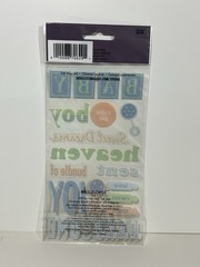 Scrapbooking Stickers by Sticko Baby Gender Boy Theme