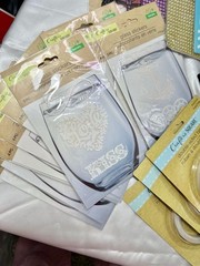 Crafter’s Square Mixed Craft Lot: Stickers, Clear Stamps, Die, Googly Eyes