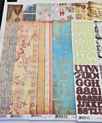 BASIC GREY ‘OBSCURE’ PAPER LOT PLUS MORE BASICGREY SCRAPBOOK PAPER JOURNALING