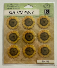 K & Company Clearly Yours Epoxy Stickers-Tim Coffey, Elizabeth Brownd, Americana