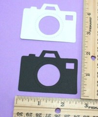 10 CAMERA die cut embellishment scrapbook card making