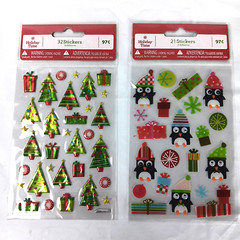 Holiday Time Sticker Packs Lot Of 4 New 76 Stickers Christmas Holiday Festive