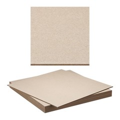 12×12 Chipboard Sheets – 10 Pack, 120PT Thick Bookbinding Supplies, Sturdy Cover