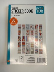 ~NEW Pen+Gear Teachers Sticker Book Of 30 Sheets~1,307 Stickers~