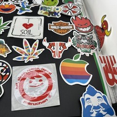 Set Of 32 Back To School Stickers, Sports, Advertising 💥Lot 2