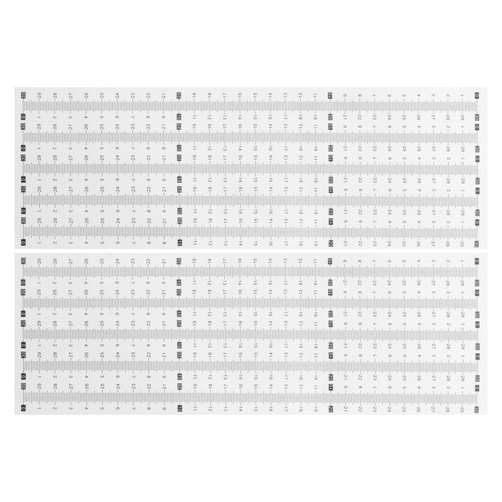 20pcs Stick On Tape Measure Sticker – Adhesive Measuring Tape – Peel and Stick