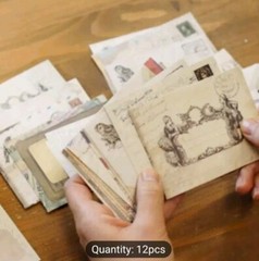 135+ Pc Vintage Ephemera Junk Journal Scrapbook Stickers Paper Labels Tickets