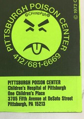 1972 Mr. YUK Pittsburgh Poison Control Center Sticker Sheet Children’s Hospital