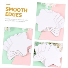 100Pcs Star Cutouts Paper 3.5Inch for Classroom Wall Birthday Decoration
