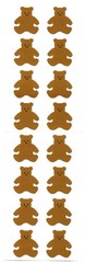 Sheet Vintage 1979 Original TEDDY BEARS Stickers Mrs. Grossman’s Stickers