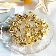 200 alfileres dorados redondos para scrapbooking, sujetadores papel 0.24 x 0.5»