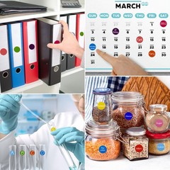 Dot Stickers 2100 Pcs, 3/4″ Color Coding Labels Decor Classroom Must Haves, R…