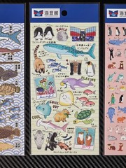 5 Sheets Marine Life & Ocean Animals 3d Puffy Stickers For Kids Scrapbooking