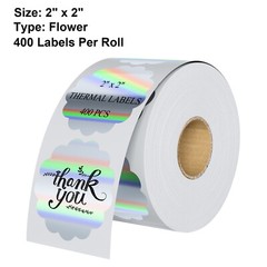 2» x 2″ Holographic Thermal Labels Gold Silver Purple Self Adhesive Stickers US
