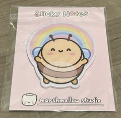 New Marshmallow Studio Honey Bee 🐝 Sticky Notes Notepad MMS