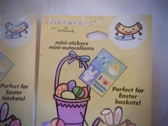 Hallmark Stickeroni Easter Stickers 40 Sheets! Goodie Bags Baskets 160 Total
