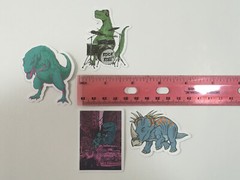 Dinosaur Stickers Funny Joke Sticker Tyrannosaurus Rex Kids Boys Girls – 50 Pcs