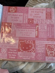 Vintage 2007 Hello Kitty Scrapbook Kit 12”x12” Papers/Stickers See Details 3-26