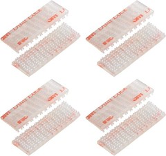 8 Pieces 4 Sets EZ Pass Mounting Strips with Adhesive for EZ Pass/iPass Illin…