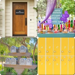 336 Pcs Waterproof Alphabet Letter Stickers for DIY Projects, Mailbox, Car, Lapt