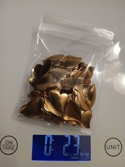 Metallic Gold Heart Die Cut,Punchies, Embellishments- Scrapbooking, Craft 2.3 OZ