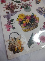 American Greetings Forget Me Not Scented Stickers 2 Sheets Vintage Stickers