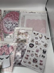 Scarlet Lime The Planner Society Woodland Fox Gold Bow Accessory Mega Bundle New