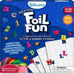 Foil Fun – Pretty Patterns, 18 DIY Magnets Mess-Free Art, Colorful Creative Part