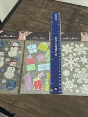 Sticko Christmas Stickers | 3 Pack | New In Pack | 38 Stickers Total
