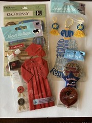 Jolee s Boutique Graduation K&Company Cap & Gown Balloons Tassle Stickers Lot 4