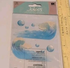 Ocean Waves Stickers Jolee’s Scrapbooking Journaling Card Making Beach