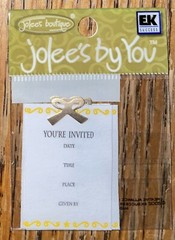 RARE JOLEES Mini INVITATION You’re Invited Wedding Baby Shower Birthday Party 3D