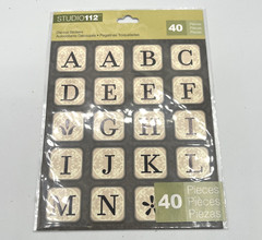 Stickers Lot Numbers / Letters Crafts Scrapbook Junk Journal- Silver Gold + 8 pc