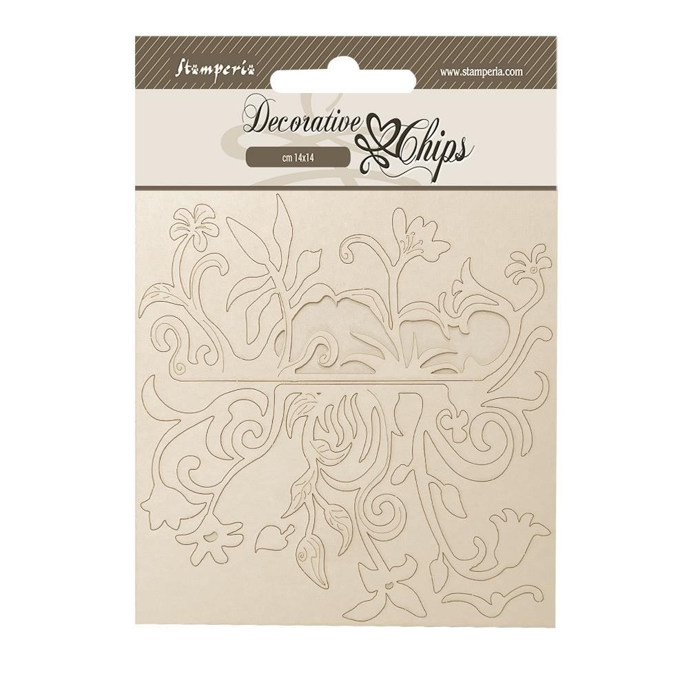 Stamperia Decorative Chips – Hidden Grove Pattern, SCB260