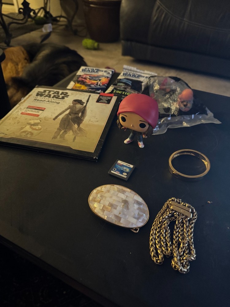 MISC GRABBAG – STAR WARS STUFF, MCDONALD TOY, JEWELRY, NINTENDO DS GAME, ETC…