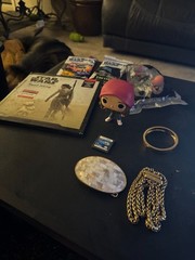 MISC GRABBAG – STAR WARS STUFF, MCDONALD TOY, JEWELRY, NINTENDO DS GAME, ETC…