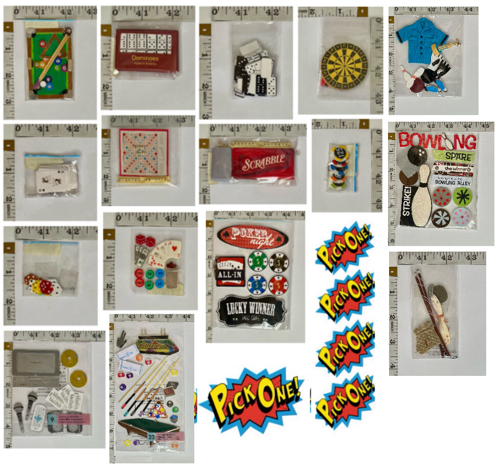 GAMES & HOBBIES *Jolee’s Scrapbooking Embellishments *NEW OLD STOCK 2009*