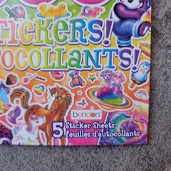 Lisa Frank Sticker Book 5 Sticker Sheets 600 Stickers Lisa Frank Stickers