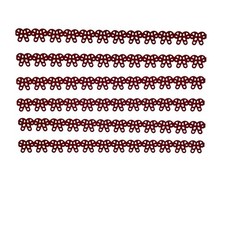 Creative Memories Candy Cane Chain 12” Scrapbook Christmas Border, 5 Pcs