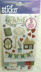 Sticko FAMILY FLIP PACK sticker set~148 pieces~ Quick Ship