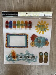 Fancy Pants Designs Rusted Sun Scrapbook Lot Paper Stickers Ribbon Buttons Tags