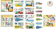 High-Quality Train Stickers Sheets for Kids – DIY Creativity & Party Supplies