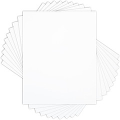11X14 White Matboards, Backer Boards for Pictures and Frames (10 Pack)