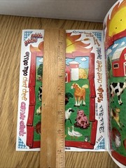 Farm Animal Sticker ROLL NRN Designs Scrapbook Stickers Barn Pig Cow Horse Sheep