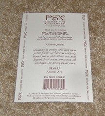 PSX Designs Sticker Sheet ~ Noah’s Animal Ark w/Child’s Prayer