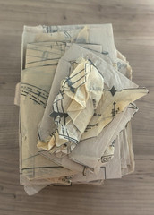 Sewing Pattern Pieces Tissue Paper Ephemera Junk Journal Collage 12 oz Crafting