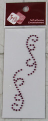 Zva Creative Crystal Sticker, Grape Flourishes CRW-05CA-164
