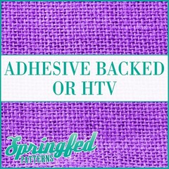 PURPLE BURLAP Pattern Adhesive Vinyl or HTV Heat Transfer Vinyl Jute Cloth Look