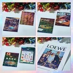 36 Sheets Holographic Sticker Paper, Clear Vinyl Laminate Film for Stickers S…