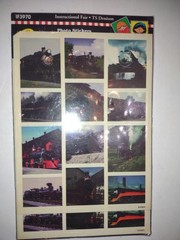 Vintage New Stickers Instructional Fair Photo Stickers Steam Trains Theme